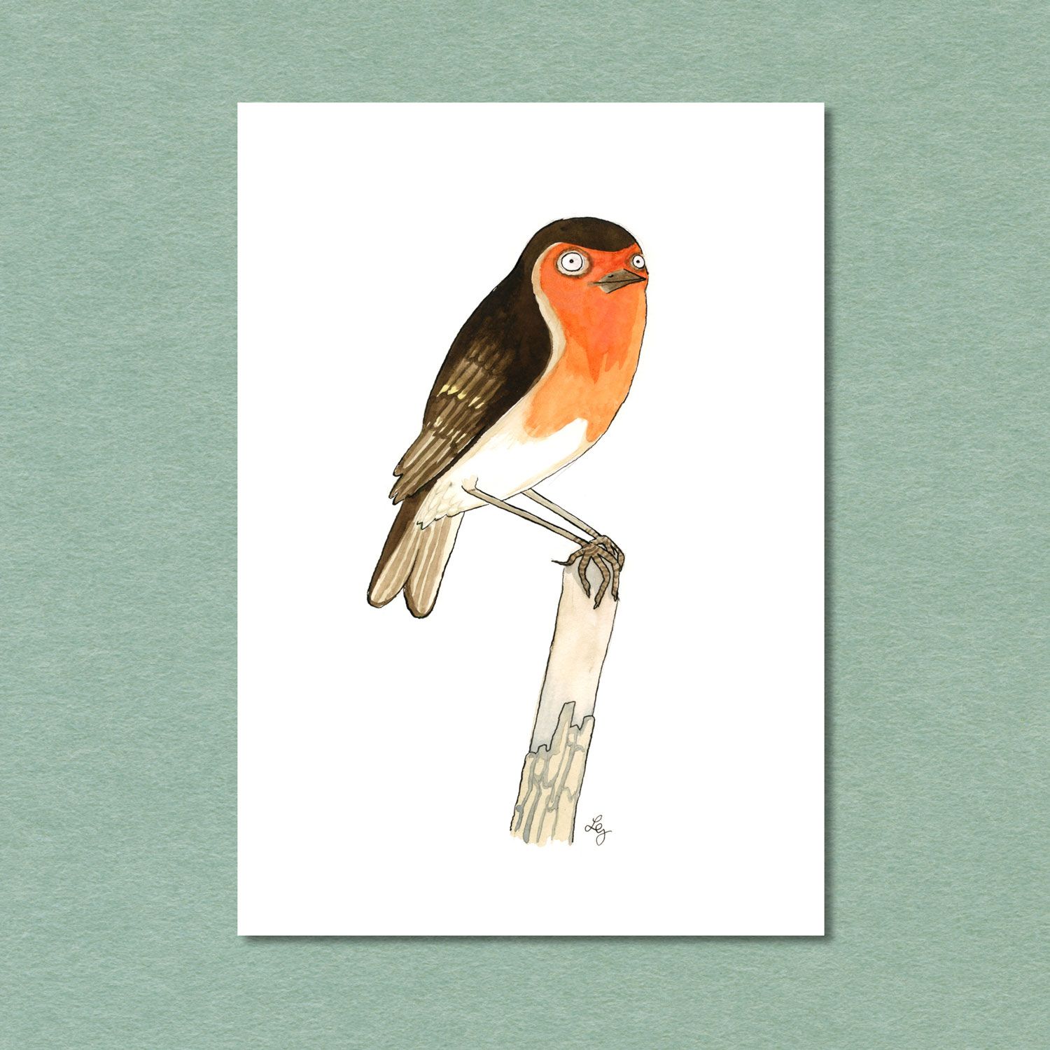 Red Robbin Postcard