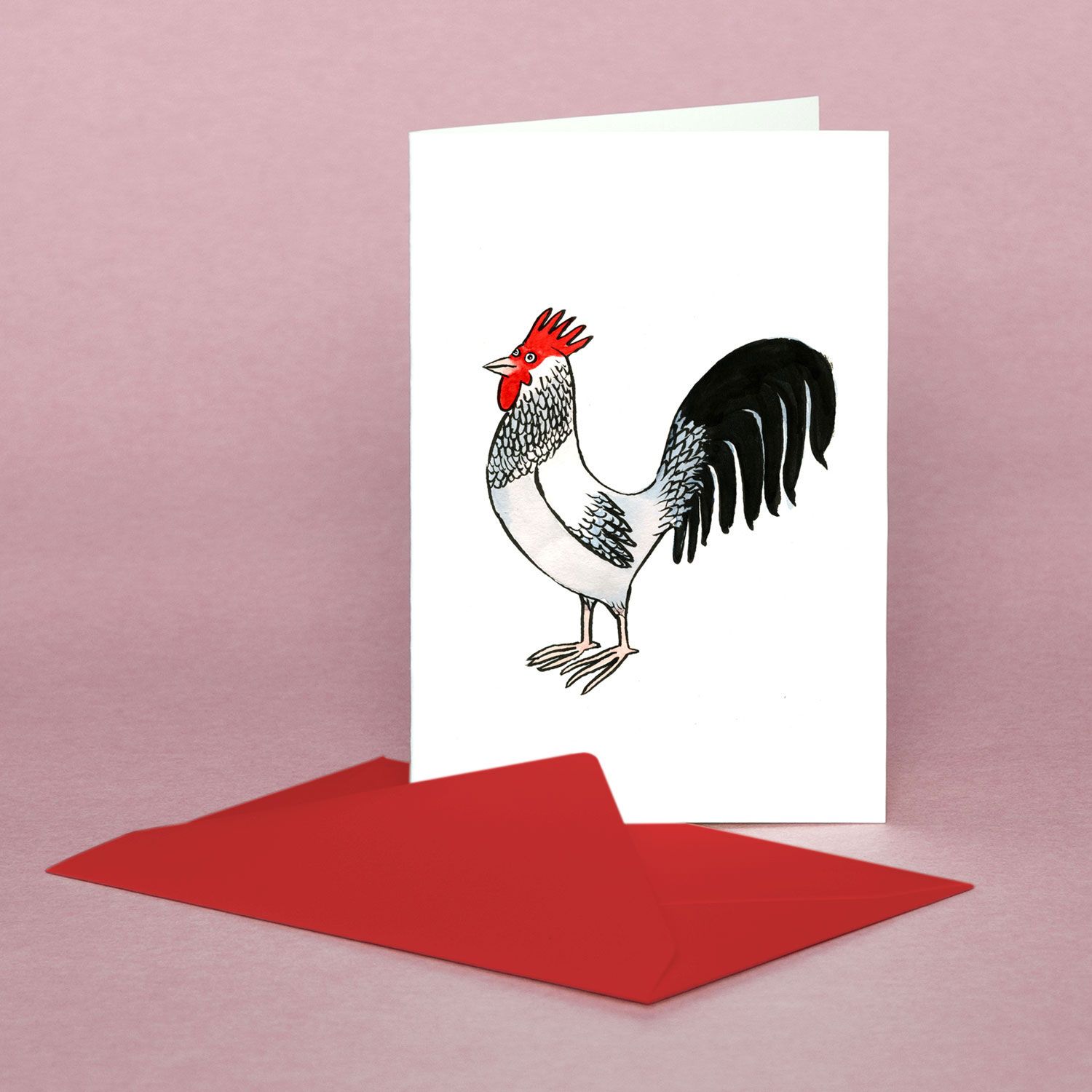 Rooster Greeting Card