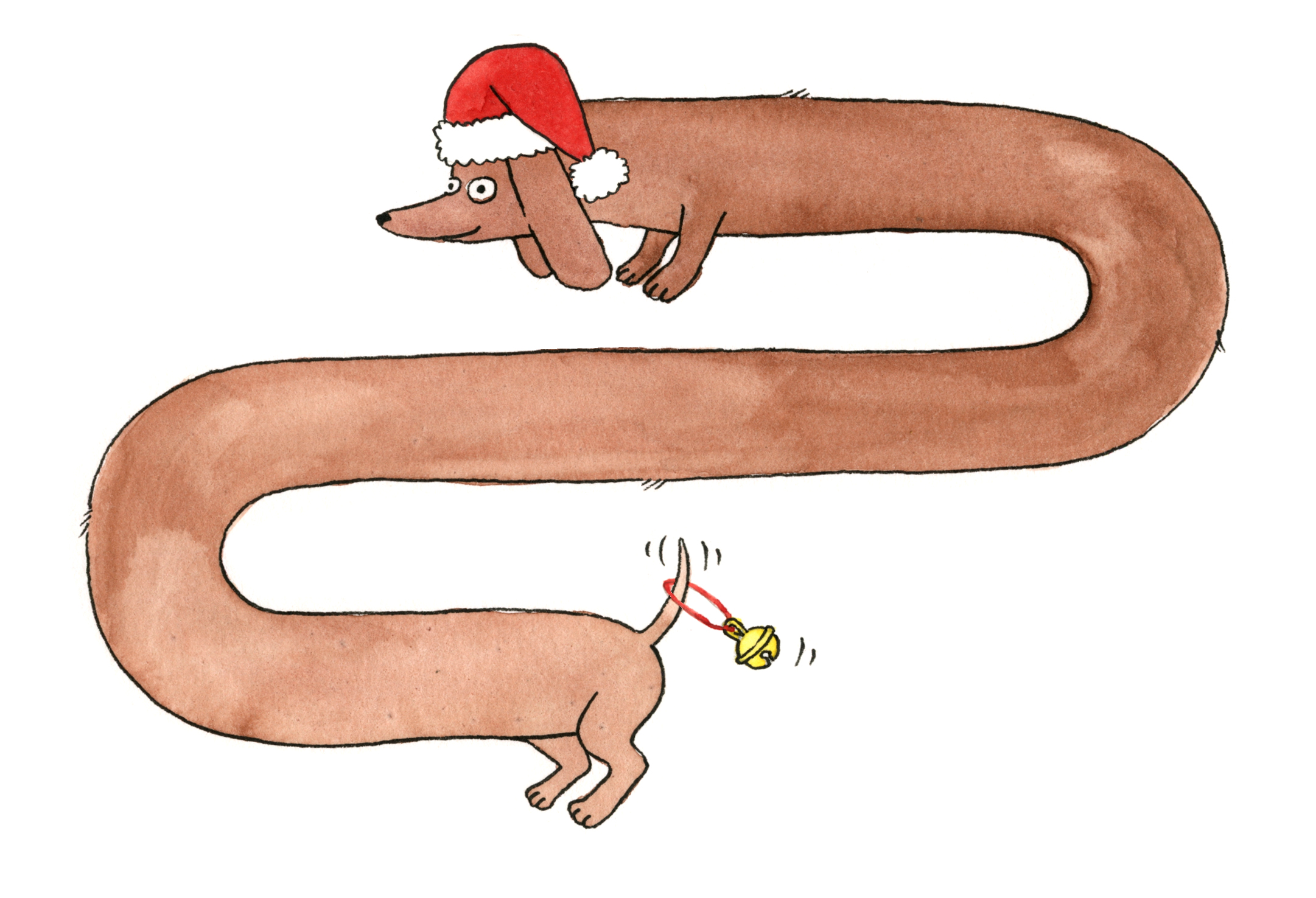 Dachshund Christmas Card - Image 3
