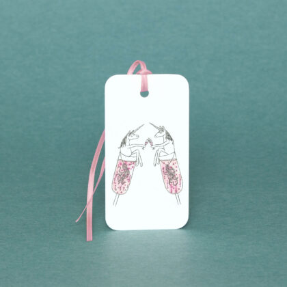 Unicorn Champagne Hangtag